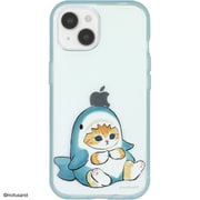 MOFU-23A [iPhone 15/14用 IIIIfit Clear ケース（イーフィットクリアケース） mofusand サメにゃん]