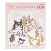 限定 ダイカットミニレターセット mofusand（モフサンド）×サンリオキャラクターズ フラワー S8906769