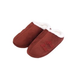 moz 2023AW ボア ルームシューズ ダークレッド S 547461