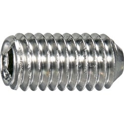 六角穴付止めねじ くぼみ先 ステンレス M6×12 20本入 F001-00612
