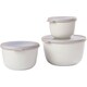 Cirqula 3pcs Set High NORDIC WHITE保存容器（丸型）NW 5703062NW