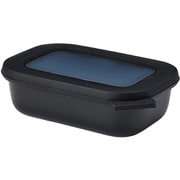 CIRQULA RECTANGULAR 1000ml NORDIC BLACK保存容器(角型)BK 5703104BK