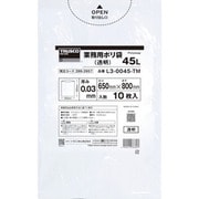 L3-0070-TM [業務用ポリ袋0.03X70L（透明）10枚入り]