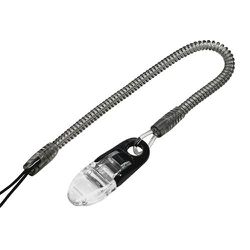 RCST01BK [コイルストラップ シンプルクリップ 細型 BK]