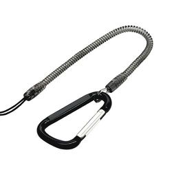 RCSTC01BK [コイルストラップ カラビナ付き 細型 BK]
