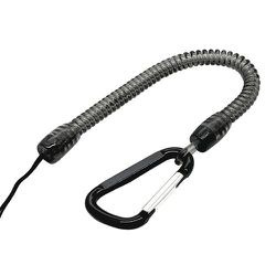 RCSTC02BK [コイルストラップ カラビナ付き 太型 BK]