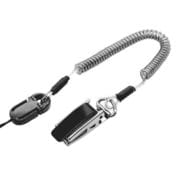 RCSTWM01BK [ワイヤー入りコイルストラップ メタルクリップ BK]