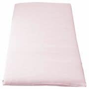 HP33030-16 [敷きふとんカバー 綿100％ ピンク シングルロング（約105×215cm） 先染め洗いざらしでやわらか オールシーズン使える 丸洗いOK]