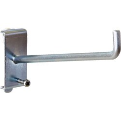 SF-S-1L [パンチングパネル用工具フック2穴掛け 1本爪ロング]