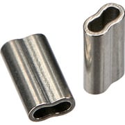 SRB10S [ワイヤロープ用ステンレススリーブ（2個入）0.8～1.0パイ用]