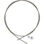 SRCWS2.5X3M [ステンレスワイヤカットロープ+スリーブ付 2.5パイΦ×3000mm（アルミスリーブ2個付 ）]