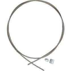 ステンレスワイヤカットロープ+スリーブ付 3.0パイΦ×2000mm（アルミスリーブ2個付 ） SRCWS3.0X2M