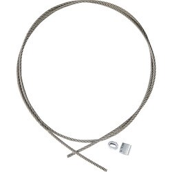 ステンレスワイヤカットロープ+スリーブ付 3.0パイΦ×3000mm（アルミスリーブ2個付 ） SRCWS3.0X3M