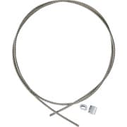 SRCWS3.0X4M [ステンレスワイヤカットロープ+スリーブ付 3.0パイΦ×4000mm（アルミスリーブ2個付 ）]