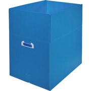 TDP-B3-5B [ダンボールプラスチックケース 5枚セット B3サイズ 取っ手穴あき 青]