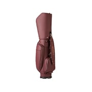 CB3281 [キャディバッグ MAJESTY Arthur ＆ Grace Wheel Caddy Bag マジェスティ アーサー＆グレイス ホイール キャディバッグ（ドライバーヘッドカバー付） ワイン キャスター付き 8.5型]