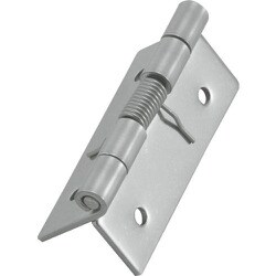 ステンレス製スプリング蝶番 全長100mm TSH-100C