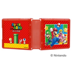 Nintendo Switch専用カードケース カードポケット24 スーパーマリオ エンジョイver.