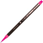 カラー筆ペン 極細毛筆 彩 ThinLINE neon 蛍光ピンク TLN-01