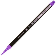 カラー筆ペン 極細毛筆 彩 ThinLINE neon 蛍光パープル TLN-05