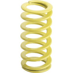金型用ばね コイルスプリング 超々たわみ用 外径16.5mm 自由長125mm T-SSWY16.5-125