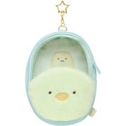 CA44202 すみっコぐらし ぬいぐるみポーチ ぺんぎん？ [キャラクターグッズ]