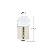 12V10W 口金BA15s ガラス球G18 光色クリア （1ケース10個入リ） 3441