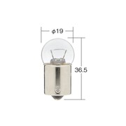 24V15W 口金BA15s ガラス球G18 光色クリア （1ケース10個入リ） 3652