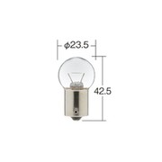 24V20W 口金BA15s ガラス球G23 光色クリア （1ケース10個入リ） 4313