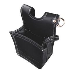 AB-41BG [建築薄型腰袋1段（黒金）LIGHT PU LEATHER SERIES]