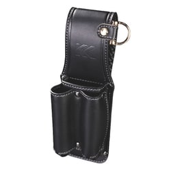 AH-13BG [カッターマーカー2段ホルダー（黒金）LIGHT PU LEATHER SERIES]