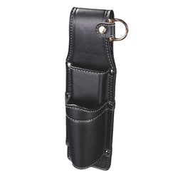 AH-42BG [シノラチェホルダー2段（黒金）LIGHT PU LEATHER SERIES]