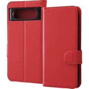 RT-GP8ELC1/R [Google Pixel 8用 Like standard 耐衝撃 手帳型レザーケース シンプル マグネット レッド]