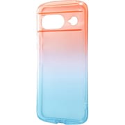 IN-GP8TC12/RAM [Google Pixel 8用 耐衝撃 TPUソフトケース グラデーション GREA レッド/ブルー]