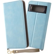 IN-GP8DML1/A [Google Pixel 8用 耐衝撃 手帳型レザーケース Raffine ブルー]