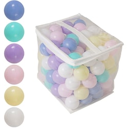ボールプール追加用ボール 100個セット パステル cball-pastel100