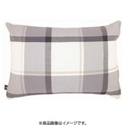HP61031-05 [枕カバー 綿100％ チェック柄 グレー 43×63cm枕用 先染め洗いざらしでやわらか オールシーズン使える 丸洗いOK]