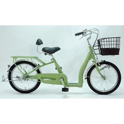 シティサイクル シニア向け自転車 こげーるnolasse 203 20インチ Phiten Pグリーン 9045