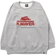 2327806L [裏起毛ユルクルー（サガラ刺繍） 15GRAY-M]