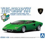 ザ・スナップキット No.20-D 1/32 ランボルギーニ カウンタック LP400 グリーン [組立式プラスチックモデル]