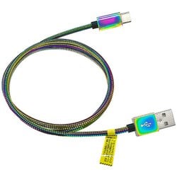 剛強 ステンレスUSB Type-Cケーブル 1m オーロラ UCJ-GZ1M MZ
