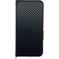 Google Pixel 8専用ソフトレザー手帳型ケース カーボン調 AC-PIX8 PB CB