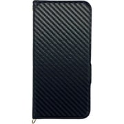 Google Pixel 8専用ソフトレザー手帳型ケース カーボン調 AC-PIX8 PB CB