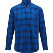 モーメント フランネル シャツ メンズ Moment Flannel Shirt Men G78322 CHECK(196) Lサイズ [アウトドア シャツ メンズ]