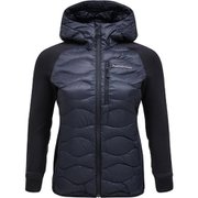 ヘリウム ハイブリッド ダウン フード ジャケット ウィメンズ Helium Down Hybrid Hood Women G79445 BLACK Mサイズ [アウトドア ダウンウェア レディース]