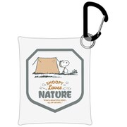 SPMS-001 PEANUTS クリアマルチケ-スSS SNOOPY Loves NATURE グリーン [キャラクターグッズ]