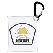 SPMS-004 PEANUTS クリアマルチケ-スSS SNOOPY Loves NATURE ネイビー [キャラクターグッズ]