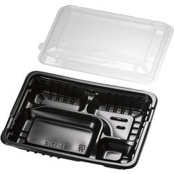 FM弁当容器 透明蓋付（20セット入）中B XBV0701