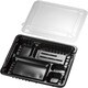 FM弁当容器 透明蓋付（20セット入）大B XBV0702