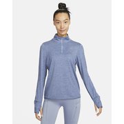 Dri-FIT スウィフト エレメント UV 1/4ジップ ランニングトップ FB4317 493 アッシェンスレート/ディフューズブルー/ヘザー Sサイズ [ランニングウェア シャツ レディース]